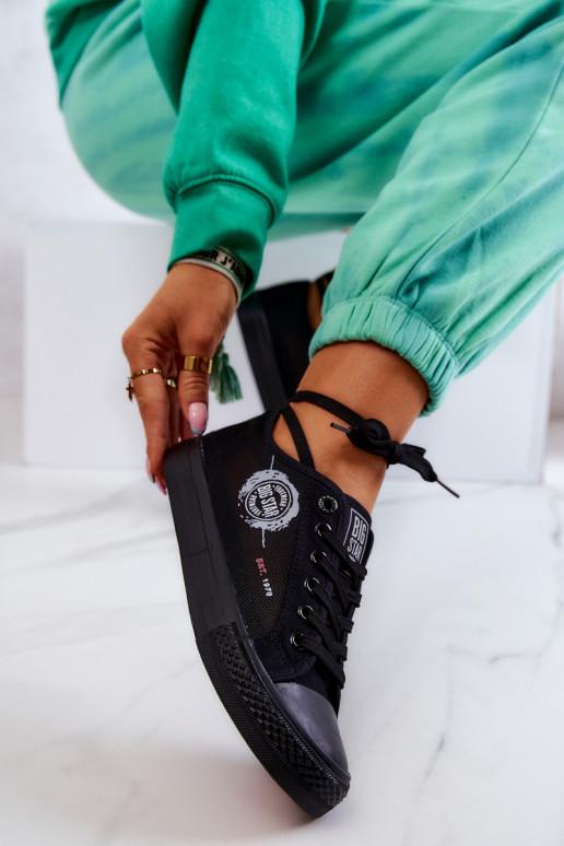 Sportbačiai laisvalaikio batai BIG STAR JJ274A256 juodos spalvos Sportbačiai laisvalaikio batai BIG STAR JJ274A256 juodos spalvos