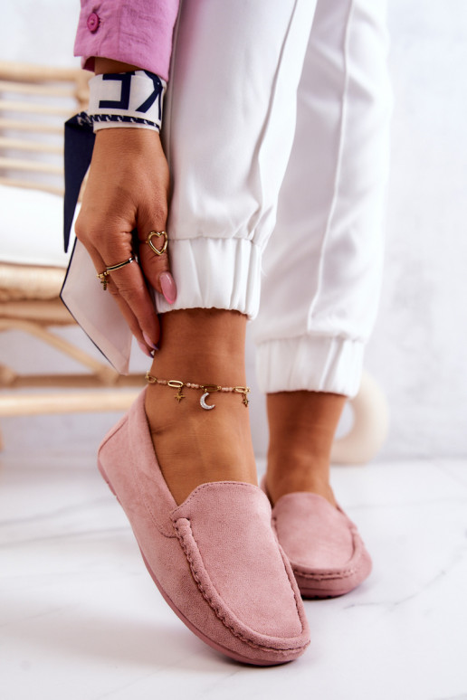 Zomšiniai mokasinai   rožinės spalvos Morreno Zomšiniai mokasinai   rožinės spalvos Morreno