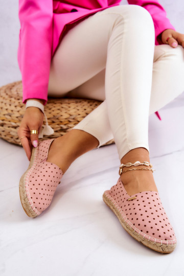 espadrilės su taškeliais Big Star JJ274869 rožinės spalvos