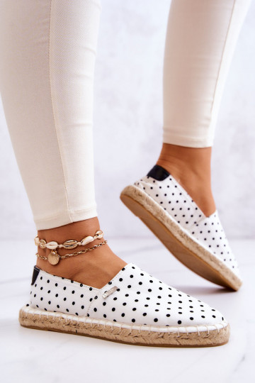 espadrilės su taškeliais Big Star JJ274870 baltos spalvos 2