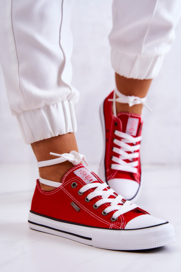 Klasikinio modelio laisvalaikio batai Cross Jeans JJ2R4010C raudonos spalvos 2