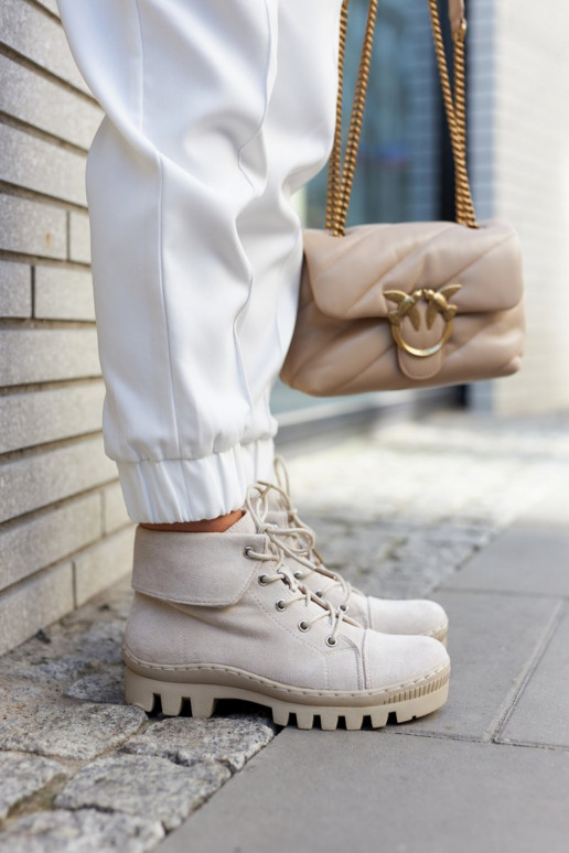 Aulinukai iš zomšos    batai su dirželiais pilkos spalvos Dalles Aulinukai iš zomšos    batai su dirželiais pilkos spalvos Dalles