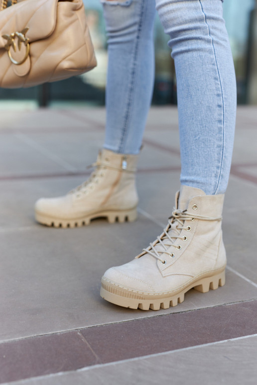 Aulinukai iš zomšos  batai pilkos spalvos Layden Aulinukai iš zomšos  batai pilkos spalvos Layden