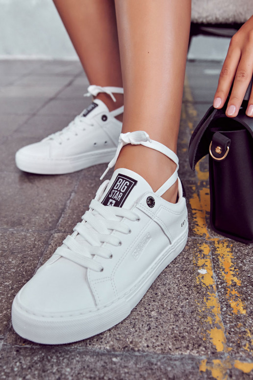 Sportbačiai Big Star JJ274211 Baltos-juodos spalvos