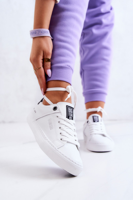 Sportbačiai Big Star JJ274211 Baltos-juodos spalvos