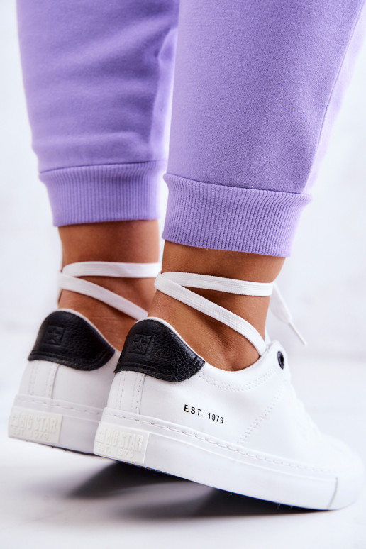 Sportbačiai Big Star JJ274211 Baltos-juodos spalvos