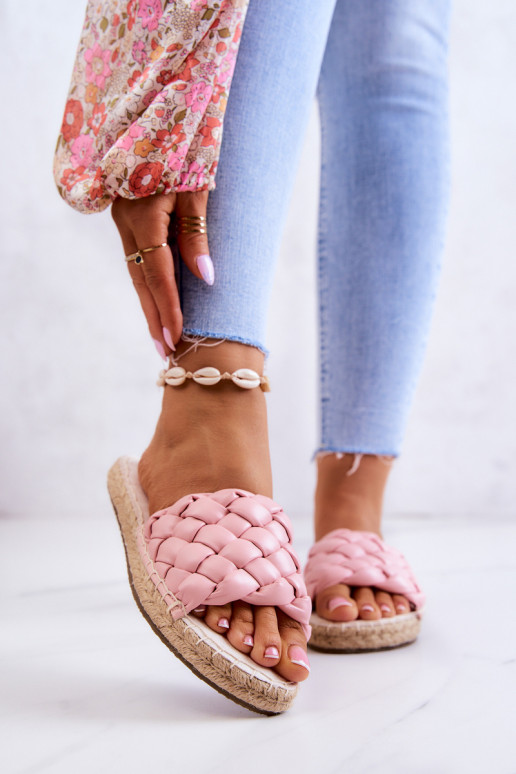 Šlepetės Big Star JJ274921 rožinės spalvos