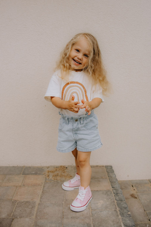 Vaikiški laisvalaikio batai su auliuku rožinės spalvos Mona