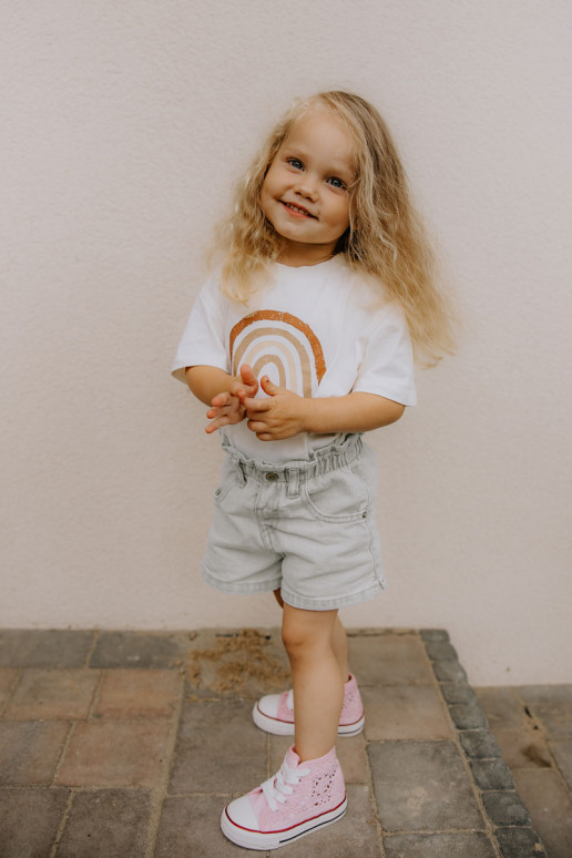 Vaikiški laisvalaikio batai su auliuku rožinės spalvos Mona