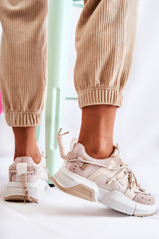 Sneakers modelio batai Sportinio stiliaus batai   rudos spalvos Someday