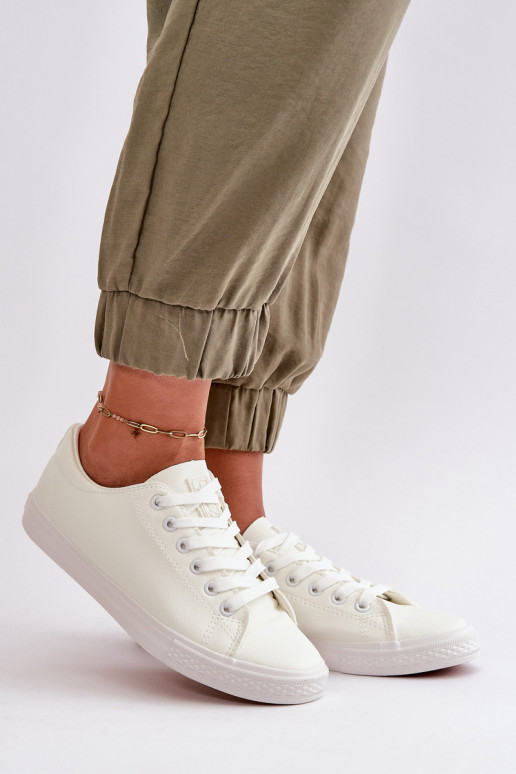 su dirželiais Klasikinio modelio laisvalaikio batai baltos spalvos Misima su dirželiais Klasikinio modelio laisvalaikio batai baltos spalvos Misima