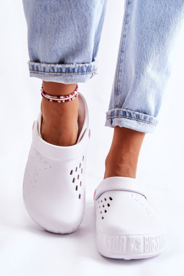 Lengvos šlepetės  Big Star II275003 baltos spalvos 2