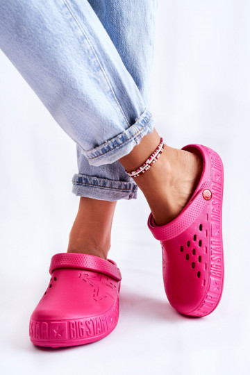 Lengvos šlepetės  Big Star II275007 rožinės spalvos 2