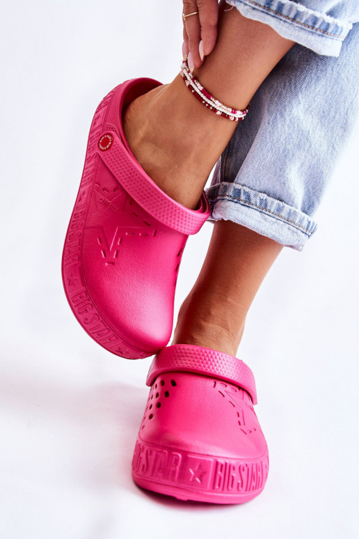 Lengvos šlepetės  Big Star II275007 rožinės spalvos