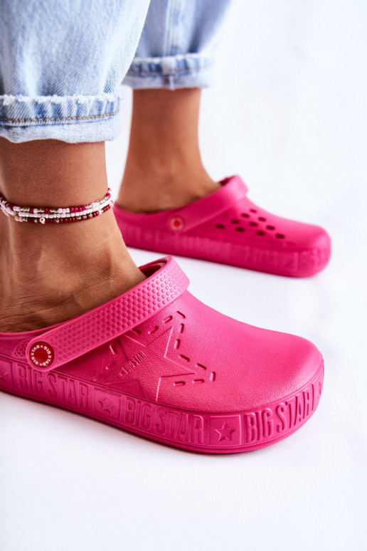 Lengvos šlepetės  Big Star II275007 rožinės spalvos