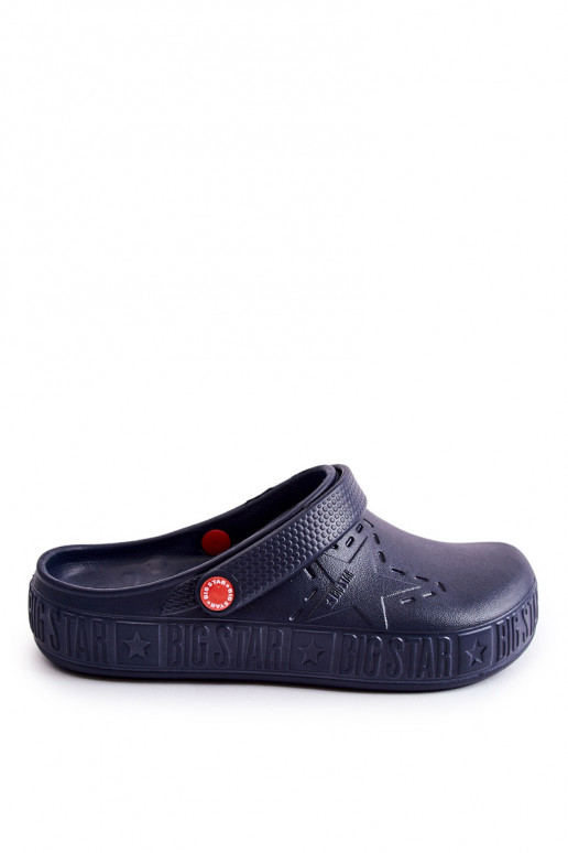 Lengvos šlepetės  Big Star II175002 tamsiai mėlynos spalvos