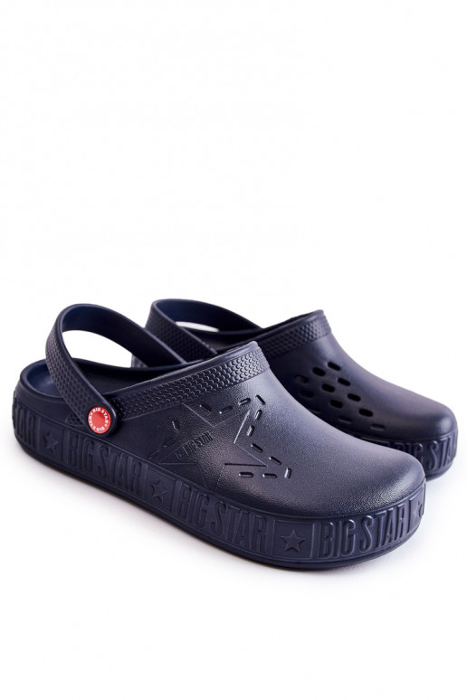 Lengvos šlepetės  Big Star II175002 tamsiai mėlynos spalvos