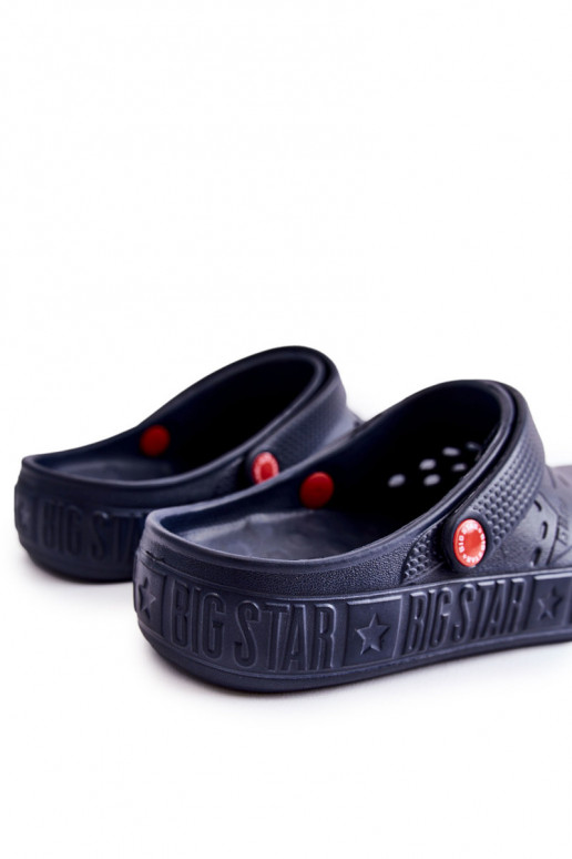 Lengvos šlepetės  Big Star II175002 tamsiai mėlynos spalvos