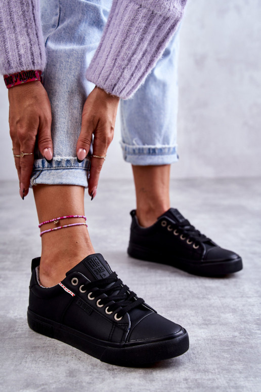 Moteriški laisvalaikio batai Big Star KK274006 juodos spalvos Moteriški laisvalaikio batai Big Star KK274006 juodos spalvos