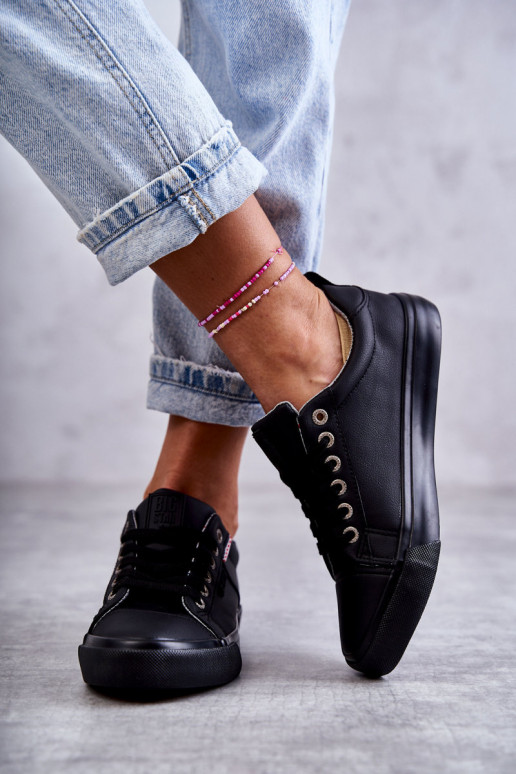 Moteriški laisvalaikio batai Big Star KK274006 juodos spalvos Moteriški laisvalaikio batai Big Star KK274006 juodos spalvos