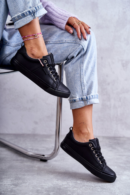 Moteriški laisvalaikio batai Big Star KK274006 juodos spalvos Moteriški laisvalaikio batai Big Star KK274006 juodos spalvos