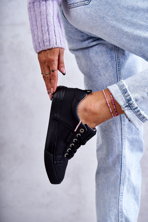 Moteriški laisvalaikio batai Big Star KK274006 juodos spalvos Moteriški laisvalaikio batai Big Star KK274006 juodos spalvos