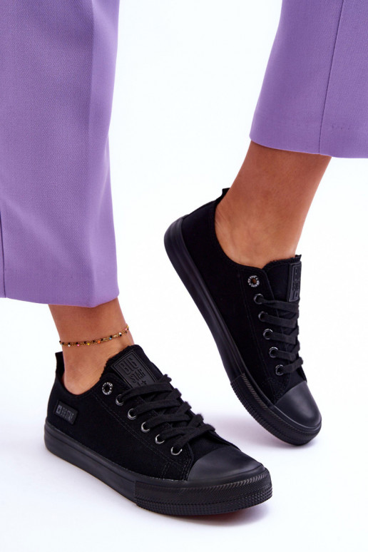 Medžiaginiai laisvalaikio batai Big Star KK274009 juodos spalvos Medžiaginiai laisvalaikio batai Big Star KK274009 juodos spalvos