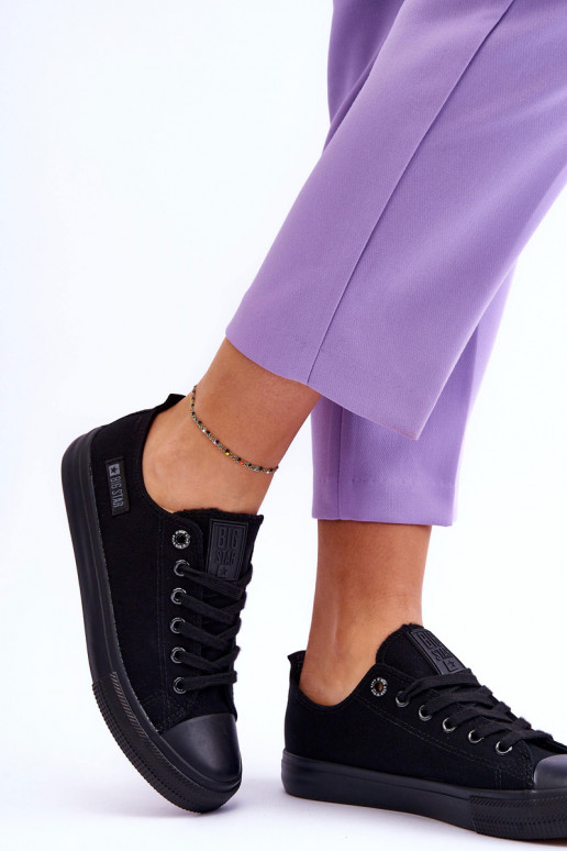 Medžiaginiai laisvalaikio batai Big Star KK274009 juodos spalvos Medžiaginiai laisvalaikio batai Big Star KK274009 juodos spalvos