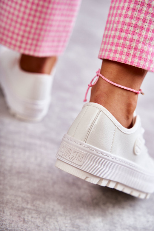 su lako efektu laisvalaikio batai Big Star KK274045 baltos spalvos