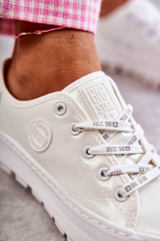 su lako efektu laisvalaikio batai Big Star KK274045 baltos spalvos