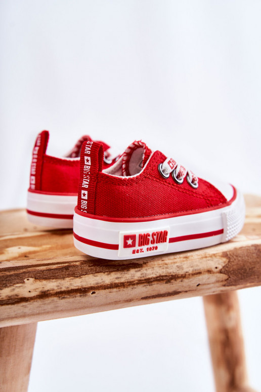 Vaikiški  laisvalaikio batai BIG STAR KK374051 raudonos spalvos