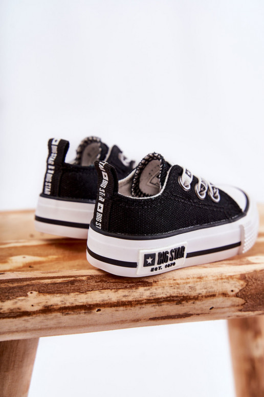 Vaikiški  laisvalaikio batai BIG STAR KK374049 Juodos ir-baltos spalvos