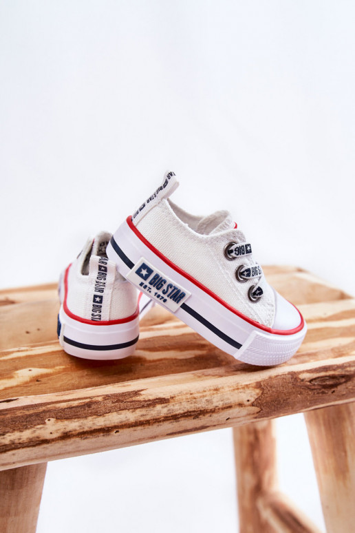 Vaikiški  laisvalaikio batai BIG STAR KK374048 baltos spalvos