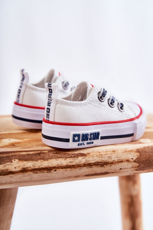 Vaikiški  laisvalaikio batai BIG STAR KK374048 baltos spalvos