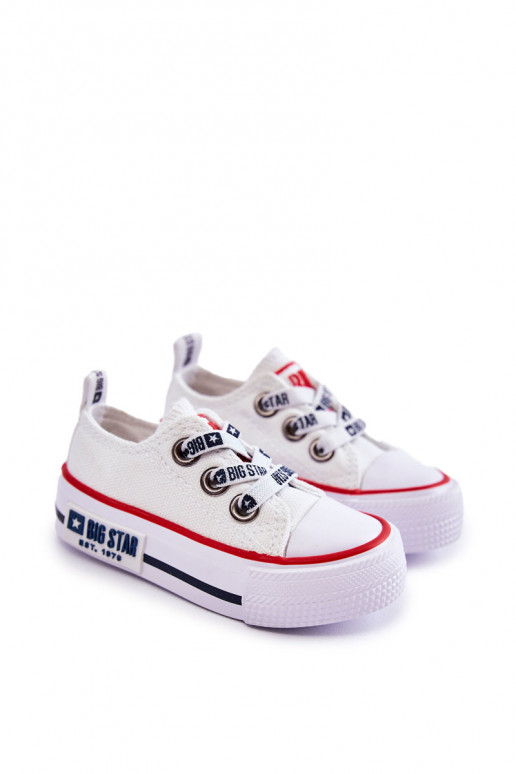 Vaikiški  laisvalaikio batai BIG STAR KK374048 baltos spalvos