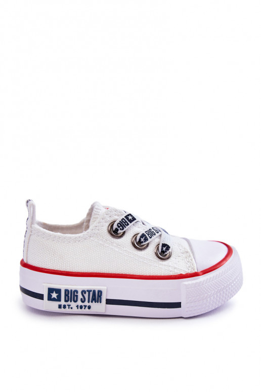 Vaikiški  laisvalaikio batai BIG STAR KK374048 baltos spalvos Vaikiški  laisvalaikio batai BIG STAR KK374048 baltos spalvos