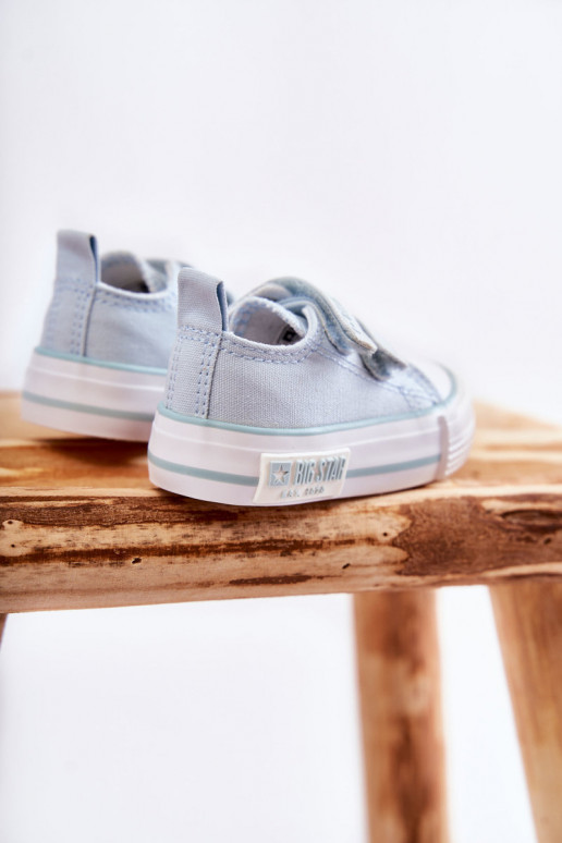 Vaikiški  laisvalaikio batai su lipniais užsegimais BIG STAR KK374078 mėlynos spalvos