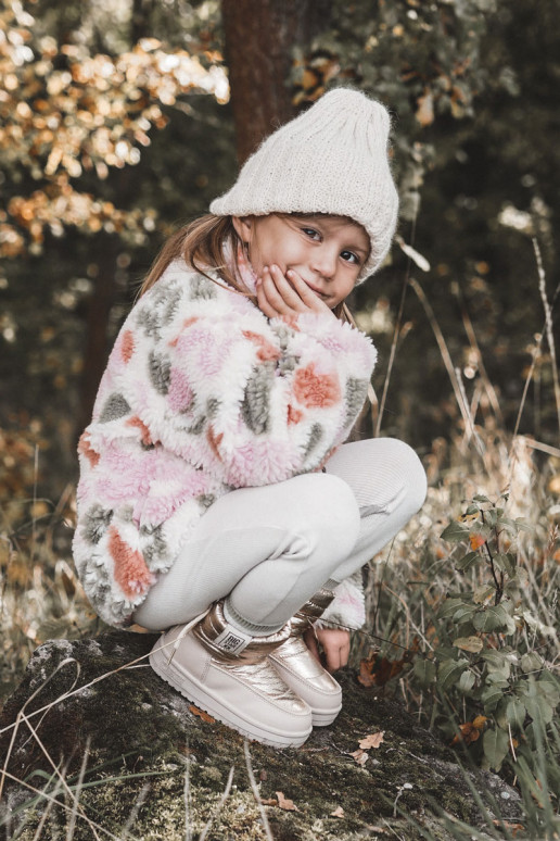 Vaikiški sniego batai Big Star KK374221 smėlio spalvos-aukso spalvos