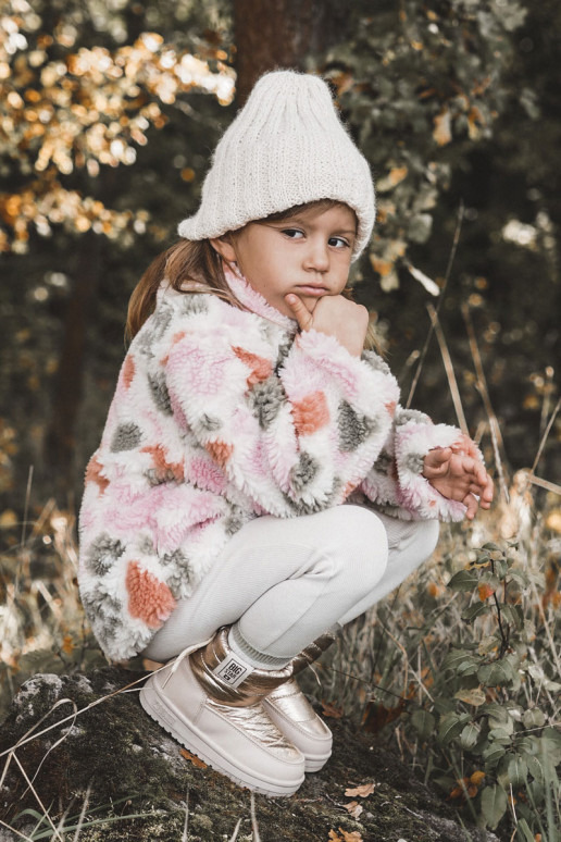 Vaikiški sniego batai Big Star KK374221 smėlio spalvos-aukso spalvos