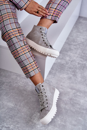 Laisvalaikio bateliai Big Star  pašiltinti pilkos spalvos EE274114 2