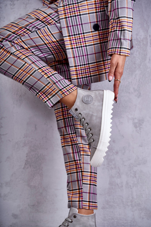 Laisvalaikio bateliai Big Star  pašiltinti pilkos spalvos EE274114