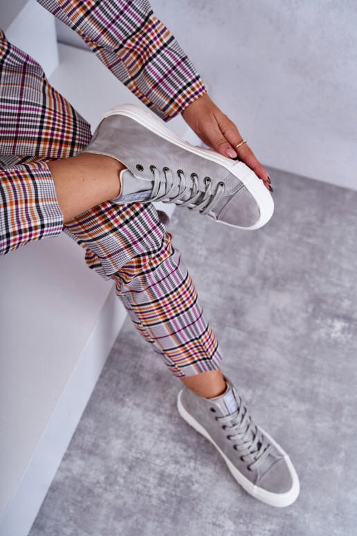 Laisvalaikio bateliai Big Star  pašiltinti pilkos spalvos EE274114