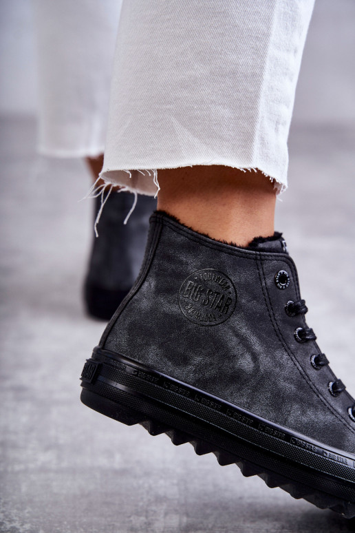 Laisvalaikio bateliai Big Star  pašiltinti juodos spalvos GG274069 Laisvalaikio bateliai Big Star  pašiltinti juodos spalvos GG274069