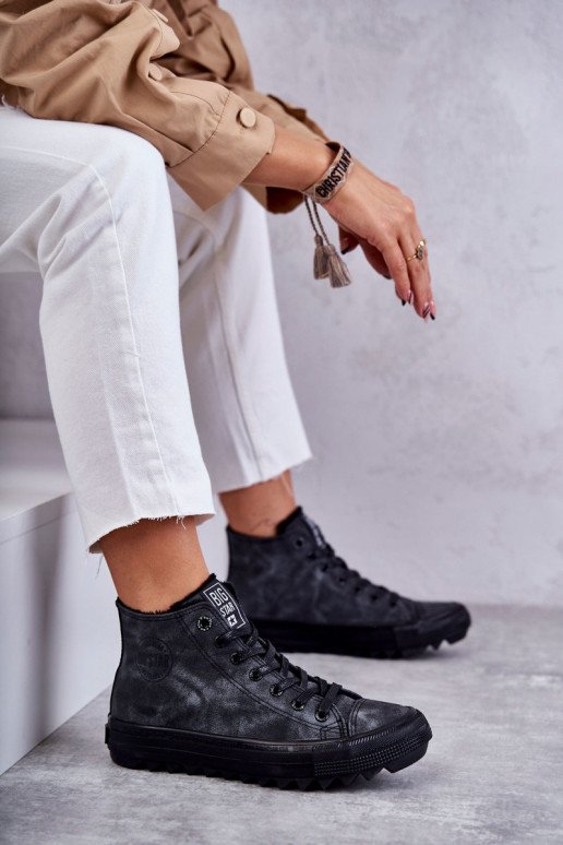 Laisvalaikio bateliai Big Star  pašiltinti juodos spalvos GG274069 Laisvalaikio bateliai Big Star  pašiltinti juodos spalvos GG274069