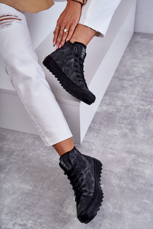 Laisvalaikio bateliai Big Star  pašiltinti juodos spalvos GG274069 Laisvalaikio bateliai Big Star  pašiltinti juodos spalvos GG274069