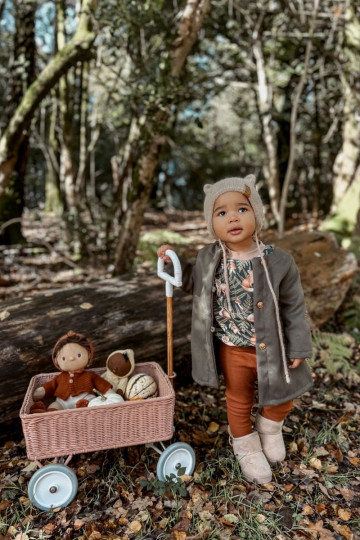 Vaikiški pašiltinti sniego batai su kaspinėliais smėlio spalvos Meriva 2