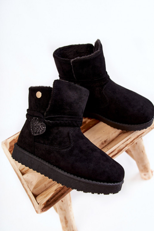 Vaikiški sniego batai juodos spalvos May Vaikiški sniego batai juodos spalvos May