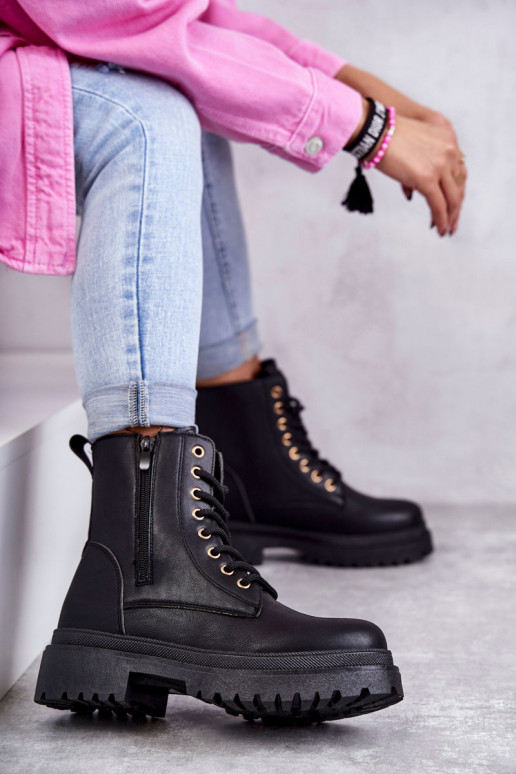 Moteriški aulinukai  pašiltinti juodos spalvos Dorchen