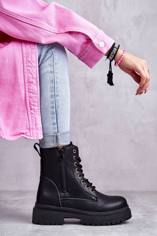 Moteriški aulinukai  pašiltinti juodos spalvos Dorchen