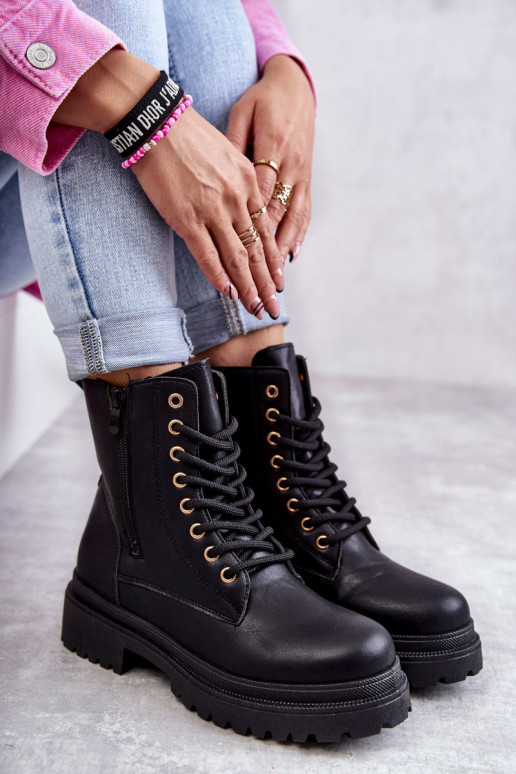 Moteriški aulinukai  pašiltinti juodos spalvos Dorchen